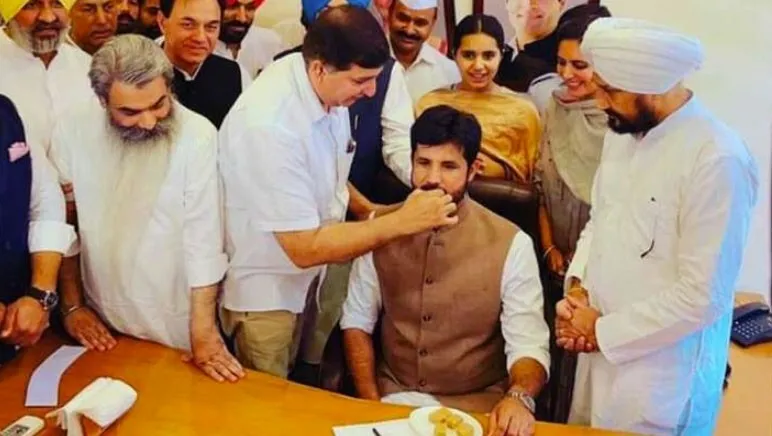 प्रदेश कांग्रेस के अध्यक्ष अमरिंदर राजा वडिंग ने संभाला पदभार