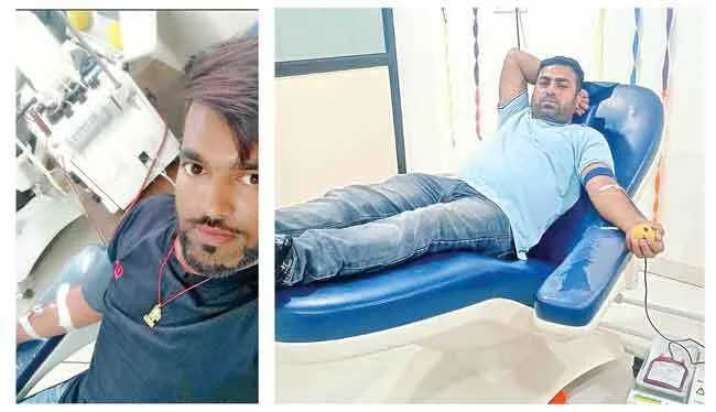 डेरा श्रद्धालुओं ने रक्तदान कर निभाया इंसानियत का फर्ज