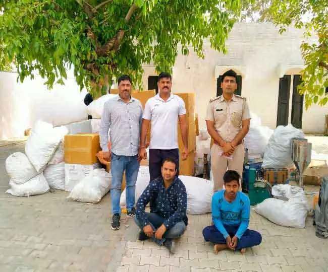 फरीदाबाद में बन रहे थे नामी कंपनियों के नकली प्रोडक्ट