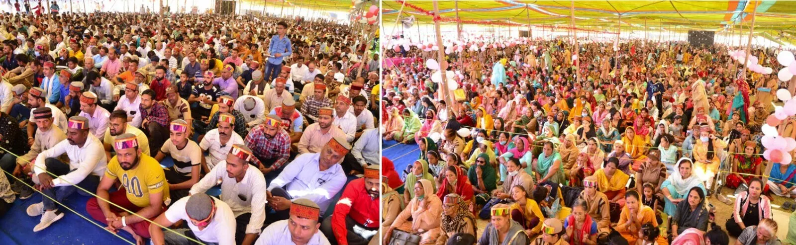 LIVE : हिमाचल के धर्मशाला में साध-संगत के जनसैलाब ने तोड़ा रिकॉर्ड, छोटा पड़ा पंडाल