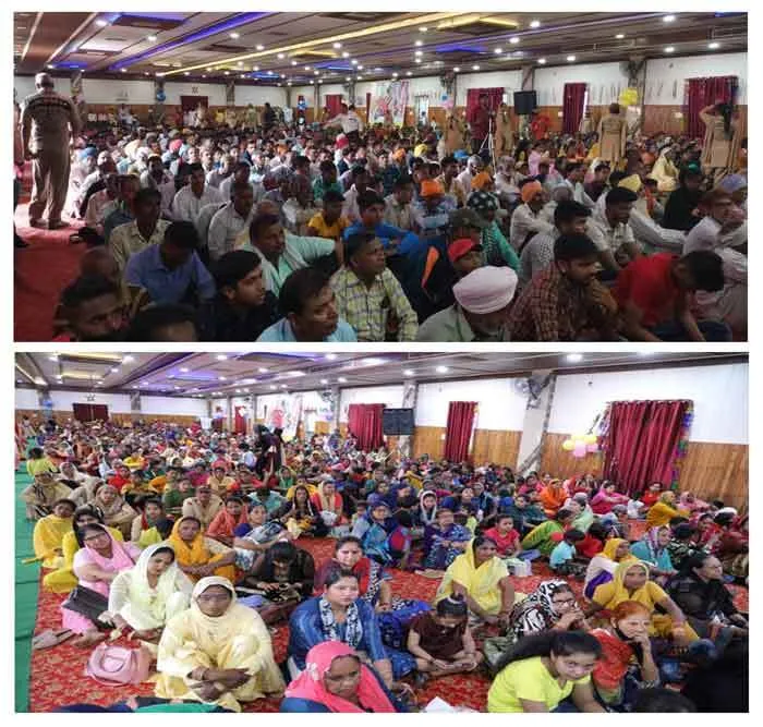 उधम सिंह नगर, नैनीताल की संगत ने यूँ मनाया पावन रूहानी स्थापना माह का भंडारा