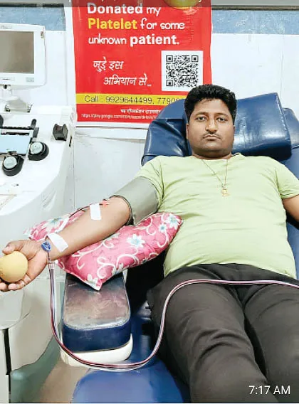 कमल इन्सां ने एसडीपी डोनेट कर कैंसर पीड़ित के उपचार में किया सहयोग