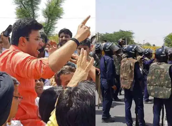 करौली हिंसा पर सियासत तेज, पुलिस ने की किलेबंदी