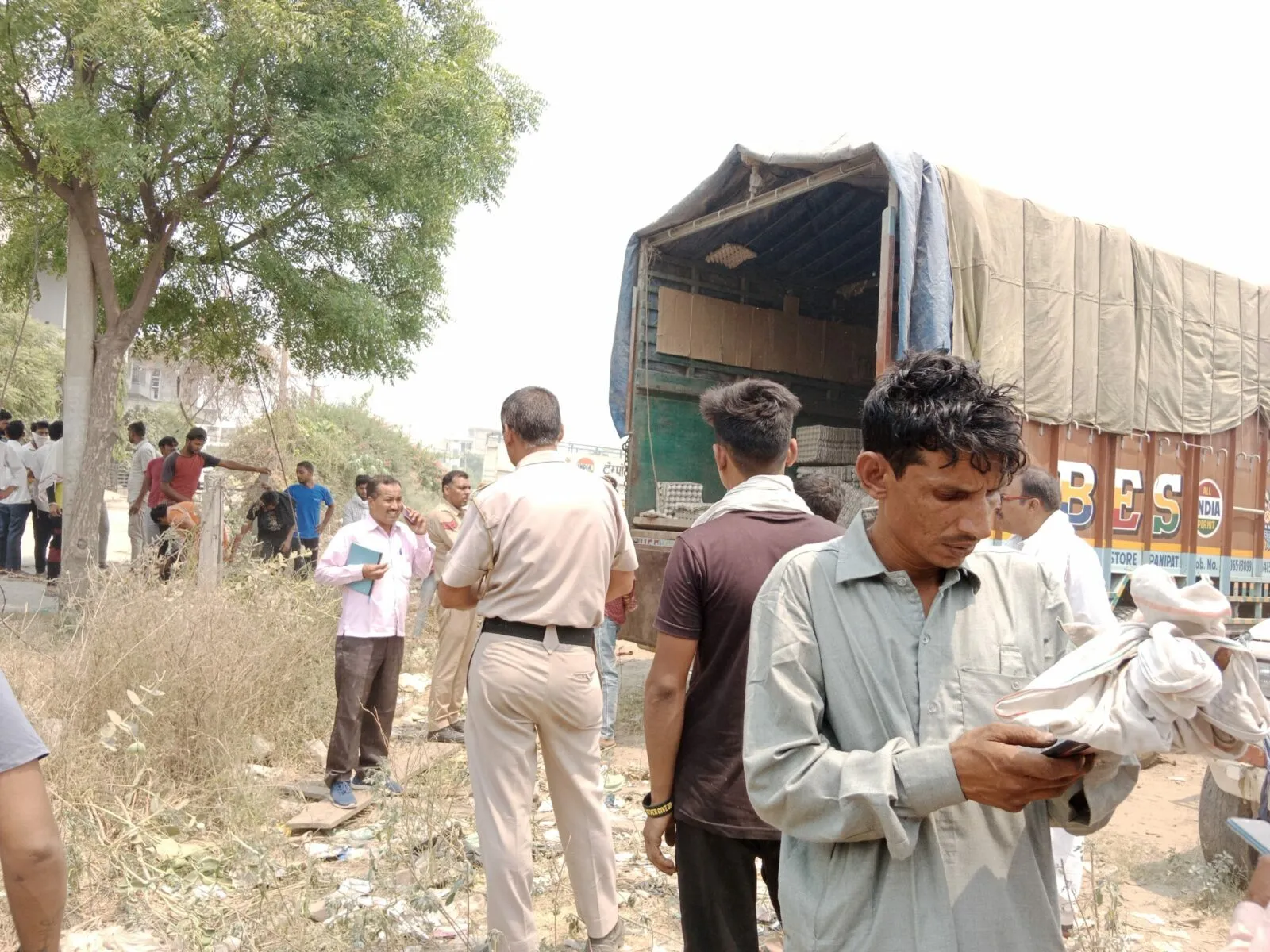 पानीपत में ट्रक में फंदे से लटका मिला युवक का शव