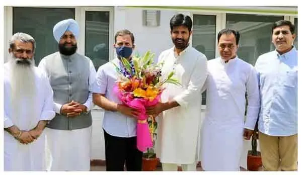 राहुल से मिले पंजाब कांग्रेस अध्यक्ष राजा बरार