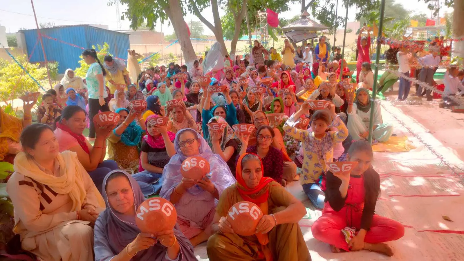 कल्याण नगर की साध-संगत ने कंवरपुरा के सतनाम पुर धाम में मनाया रूहानी स्थापना माह