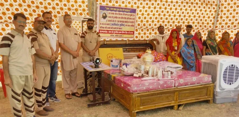 कन्या की शादी में सहयोग देने 140 किमी दूर फरिश्ता बनकर पहुंचे सेवादार