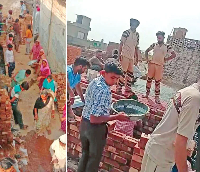 डेरा श्रद्धालुओं ने जरूरतमंद विधवा महिला को बनाकर दिया ‘आशियाना’