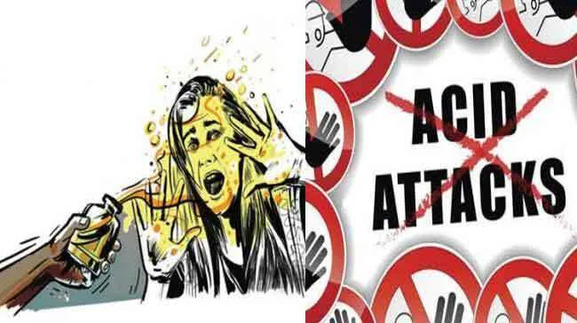 छेड़छाड़ से पीड़ित किशोरी के माता पिता पर तेजाब से हमला