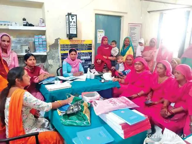 लू से बचने और पौष्टिक आहार के महत्व के बारे में करवाया अवगत