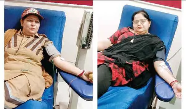 सेवादारों ने किया थैलेसीमिया पीड़ित बच्चों के लिए रक्तदान