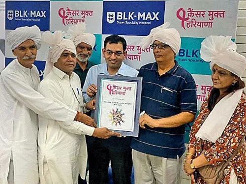 बीएलके-मैक्स ने कैंसर मुक्त हरियाणा अभियान की शुरूआत