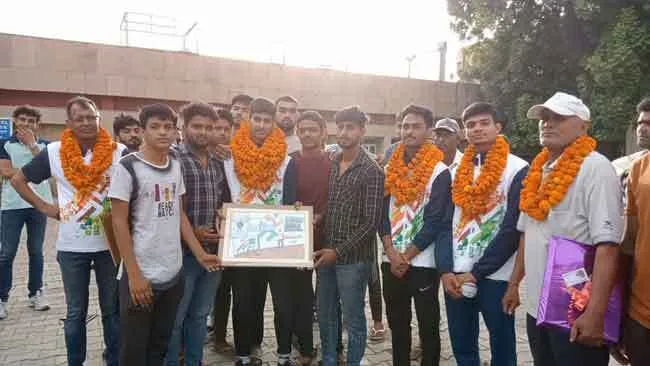 खेलो इंडिया यूनिवर्सिटी गेम्स में छाई सीबीएलयू की योगा टीम