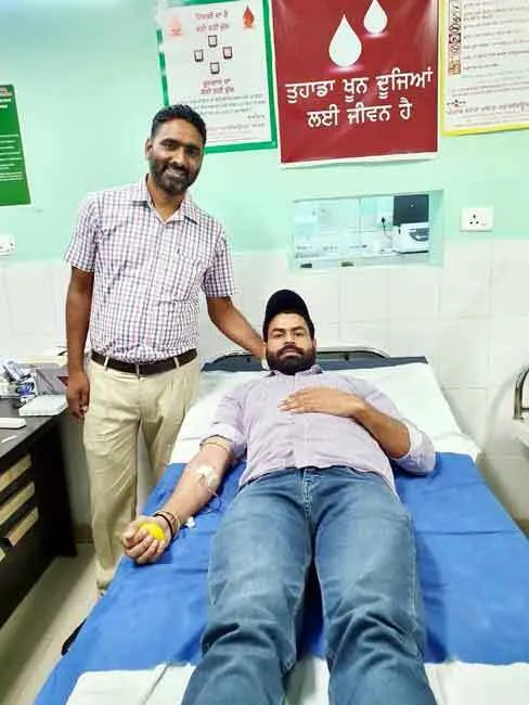 ब्लॉक बठिंडा के सेवादारों ने किया 3 यूनिट रक्तदान