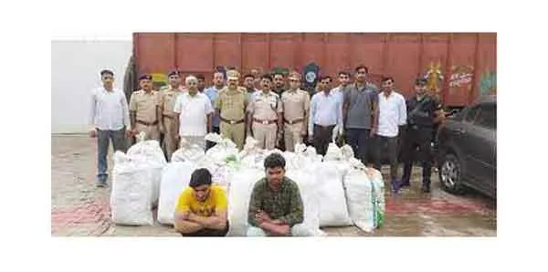 हरियाणा में 759 किलोग्राम से अधिक गांजा जब्त, कीमत 1.5 करोड़ रुपये