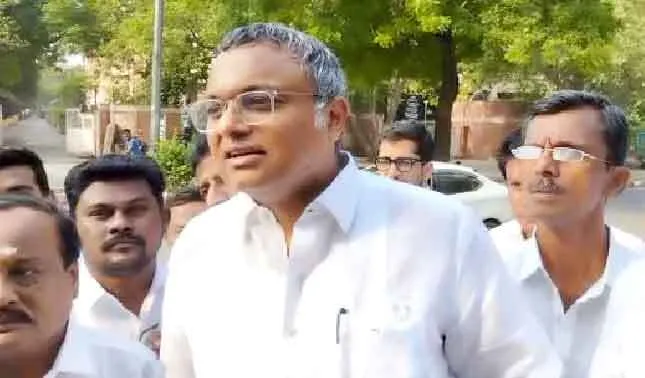 सीबीआई ने कार्ति चिदंबरम से दूसरे दिन की पूछताछ