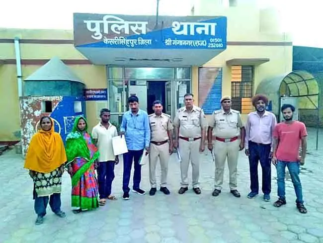 2 वर्षों से घर से लापता मंदबुद्धि को परिजनों से मिलवाया