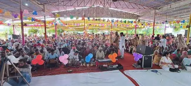 संगरुर नामचर्चा में उमड़ी साध-संगत की भारी भीड़