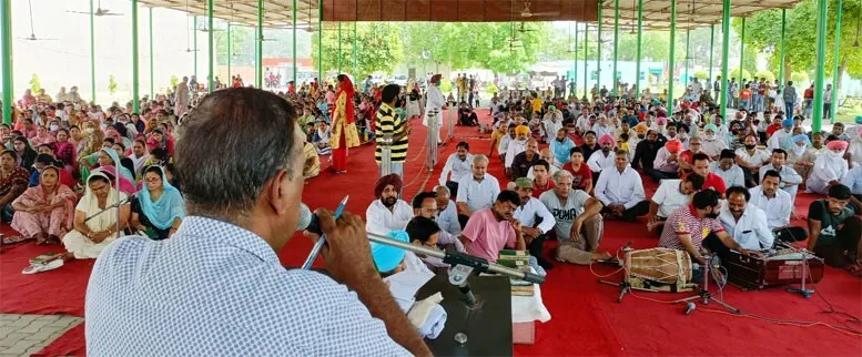 बठिंडा : साध-संगत ने ब्लॉक स्तरीय नामचर्चा में गाया गुरुयश