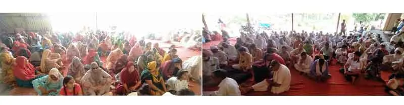 हरिगढ़ किंगण में ब्लॉक स्तरीय नामचर्चा में गाया गुरुयश
