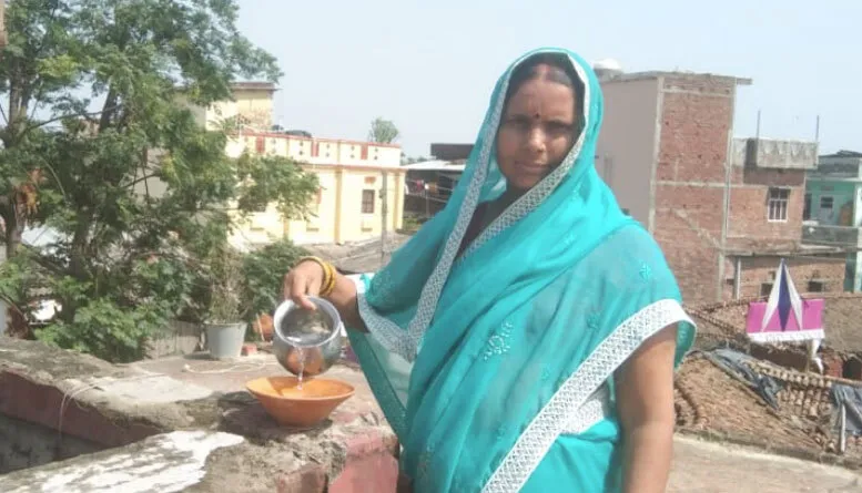 सीतामढ़ी की साध-संगत ने बेजुबान पक्षियों के लिए लगाए पानी के सकोरे