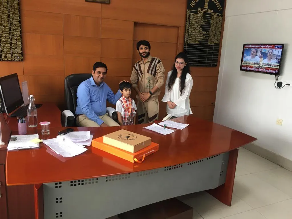 वाह क्या बात है: कोरोना महामारी जागरूकता को लेकर लवकेश इन्सां व शौर्य इन्सां सम्मानित