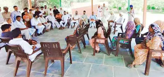 नशों के खिलाफ गांव भंगू के ग्रामीणों ने आवाज की बुलंद
