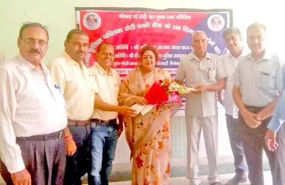 हरियाणा पुलिस-पब्लिक रोटी पानी बैंक के 200 दिन पूरे