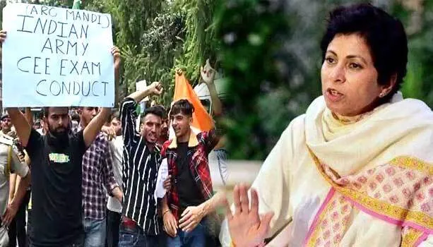 अग्निपथ योजना केंद्र सरकार का अविवेकी निर्णय : शैलजा