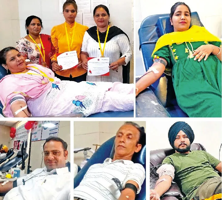 डेरा श्रद्धालुओं ने किया 12 यूनिट रक्तदान