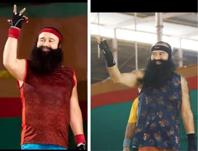 पूज्य गुरू जी के लाइव दर्शन की खुशी में साध-संगत कर रही मानवता भलाई के कार्य