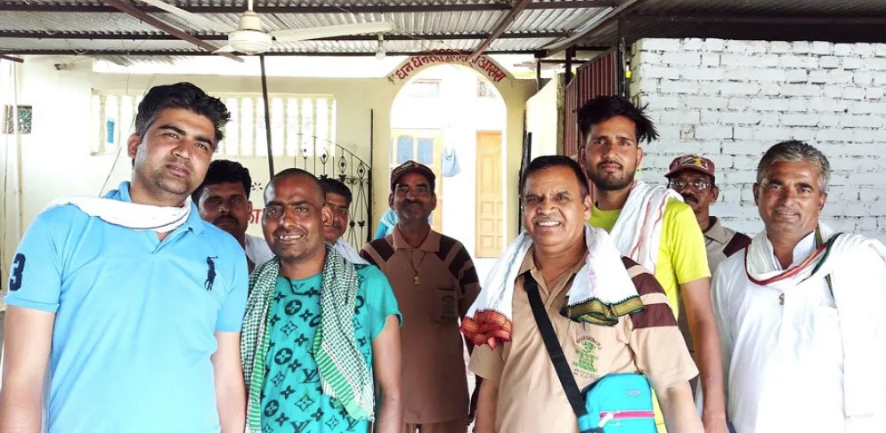 सेवादारों ने विमंदित को दिलाया आश्रय