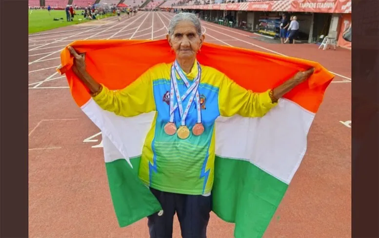94 वर्षीय Athlete भगवानी देवी डागर का विदेश में बजा डंका, एक स्वर्ण, 2 कांस्य पदक किए अपने नाम