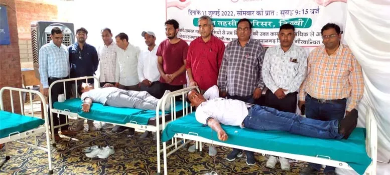 शिविर में 103 यूनिट रक्त संग्रहित
