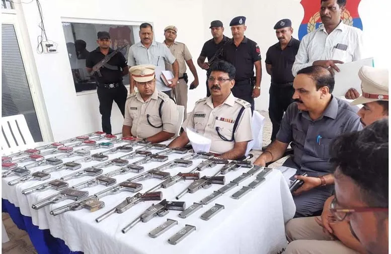 हरियाणा पुलिस का अवैध हथियारों की सप्लाई करने वालों पर बड़ा एक्शन