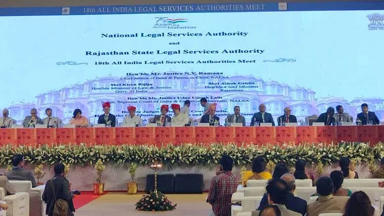 राष्ट्रीय विधिक सेवा प्राधिकरण की दो दिवसीय ऑल इंडिया लीगल सर्विसेज मीट का शुभारंभ