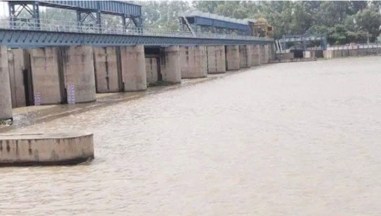घग्गर नदी का जलस्तर बढ़ना शुरू, किसान चिंतित