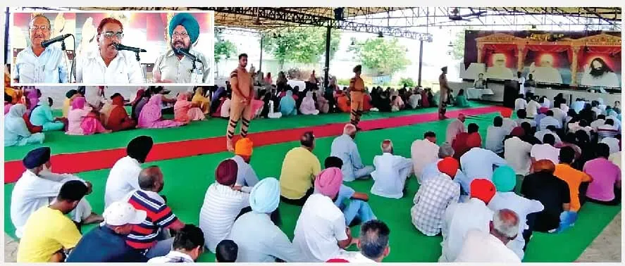 Naamcharcha : साध-संगत ने महां शहीद जसविन्द्र सिंह इन्सां को भेंट की श्रद्धांजलि