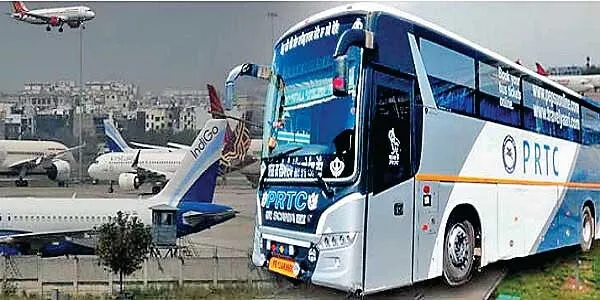 सरकारी बसों में पंजाबी जा रहे एयरपोर्ट, 25 दिनों में 17, 500 ने किया सफर