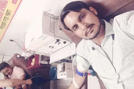 सोनीपत के डेरा श्रद्धालु ने पावन अवतार माह की खुशी में 13वीं बार रक्तदान किया
