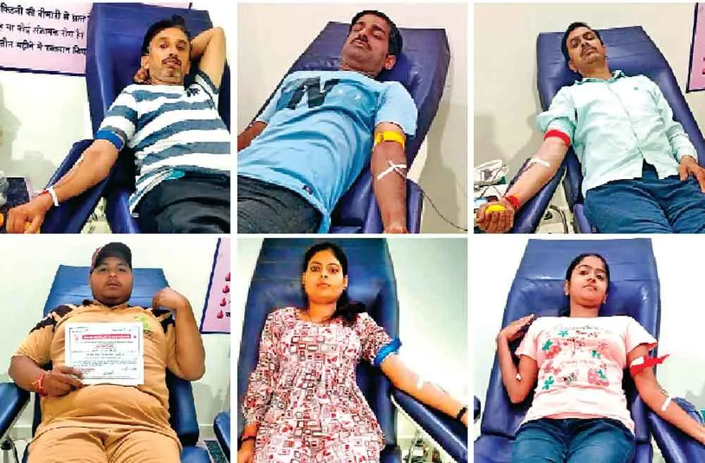 सेवादारों ने खूनदान कर दिया पूज्य गुरू जी को जन्मदिन का तोहफा