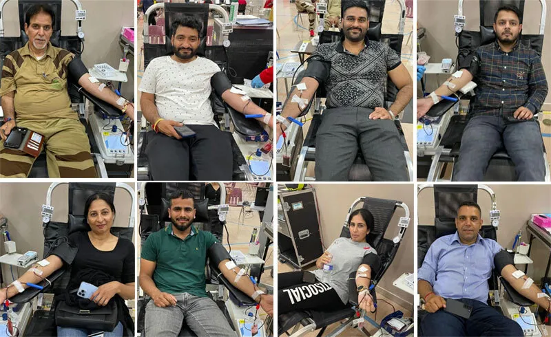 कनाडा के डेरा श्रद्धालुओं ने 28 यूनिट रक्तदान कर मनाया अवतार माह