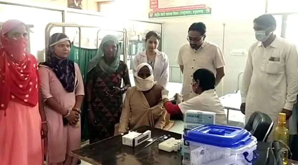 महाभियान में वंचित नागरिकों के लगाई डोज