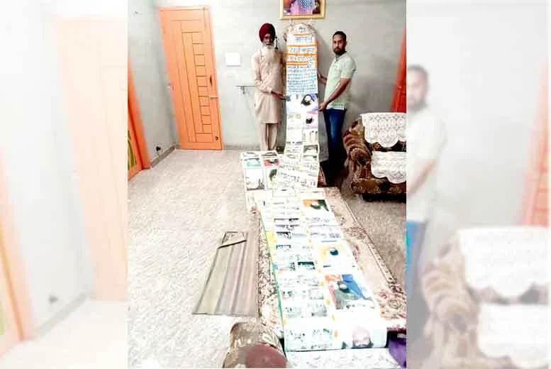 पावन अवतार माह : डेरा श्रद्धालु ने पूज्य गुरू जी को भेजा 55 फुट लम्बा बधाई कार्ड