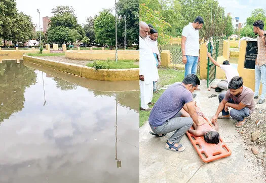 जिला प्रशासन के अधिकारियों की लापरवाही से गरीब परिवारों के दो बच्चों की मौत, लोगों में आक्रोश