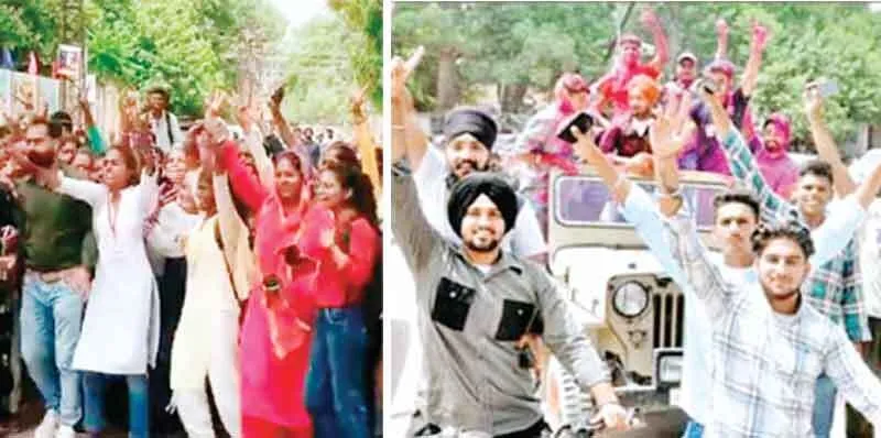 प्रतिनिधि निर्वाचित हुए तो झूमी छात्र शक्ति