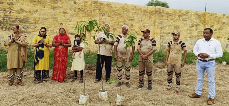 पौधारोपण अभियान के तहत उकलाना ब्लॉक ने लगाए 3057 पौधे