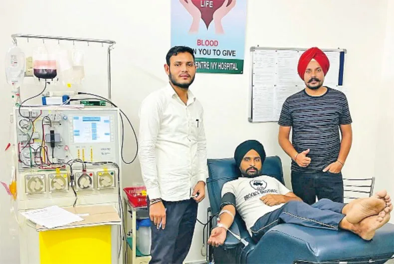 …जब कहीं से भी प्लेटलेट्स का नहीं हुआ प्रबंध तो डेरा श्रद्धालु बना मददगार