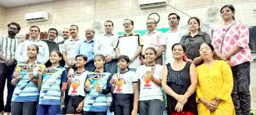 Ambala : योग में गोल्ड व सिल्वर मेडल जीतने वाले बच्चों को किया सम्मानित