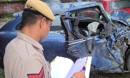 तेज रफ्तार बनी मौत का कारण, मां-बेटी मौत